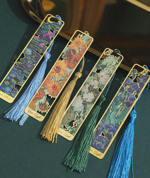 Luxe Metalen Bladwijzers - Retro Chinese Stijl met Bloemen & Vlinders