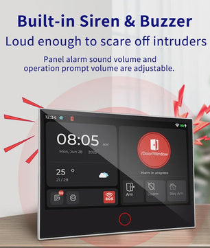 KERUI G70 Tuya Smart Home Alarm Systeem met 7-inch Touchscreen & WiFi+4G