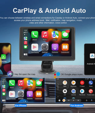 Universele Auto Multimedia Speler met CarPlay, Android Auto, Mirror Link & Nachtzicht