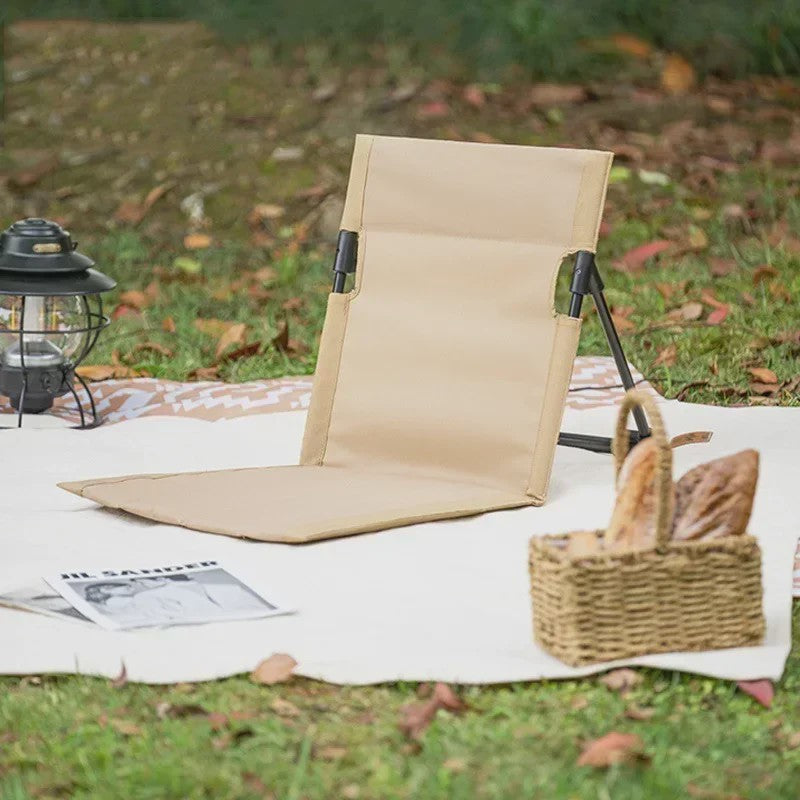 Lichtgewicht Opvouwbare Stoel - Aluminium, Draagbaar & Comfortabel voor Camping, Strand & Vissen