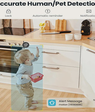 ieGeek 5MP WiFi Beveiligingscamera Binnen - Pan/Tilt, Babyfoon, Huisdier Camera met Bewegingsdetectie