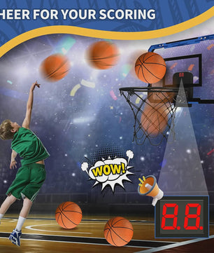 Mini Basketbalring met Elektronische Scoreteller - Indoor & Outdoor Speelplezier