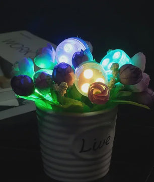 Waterdichte LED Lampjes op Batterijen met Afstandsbediening - 16 Kleuren