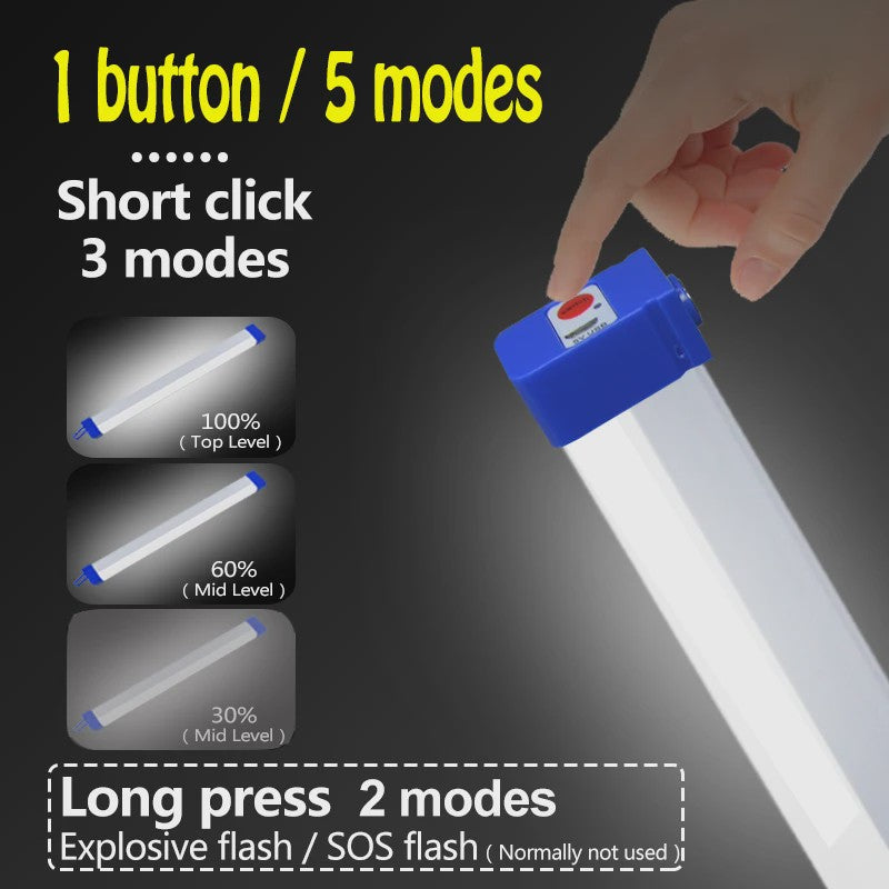 Oplaadbare LED Lamp Buis met Magneet - Draagbaar, USB Noodverlichting voor Camping & Werk