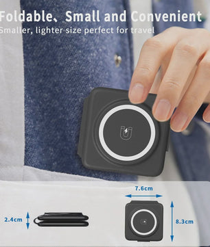 3-in-1 Magnetische Draadloze Oplader Stand voor iPhone, Apple Watch & AirPods - Snelladen