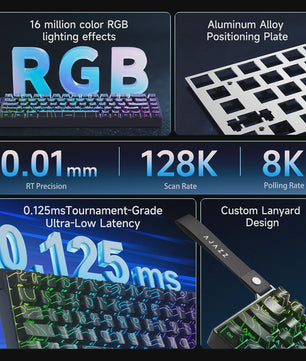 Ajazz AK680 V2 Gaming Toetsenbord: Magnetische Switches, 8K Polling Rate & RGB