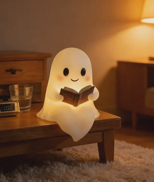 Schattige Halloween Spooklamp - Lezende Geest Decoratie - Batterijverlichting
