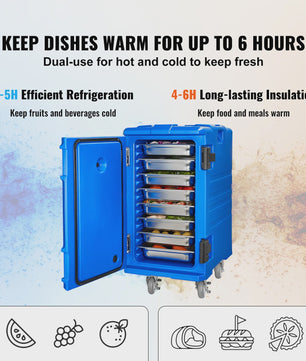Professionele Geïsoleerde Voedseltransportbox 75-120L - Warm & Koud Houden