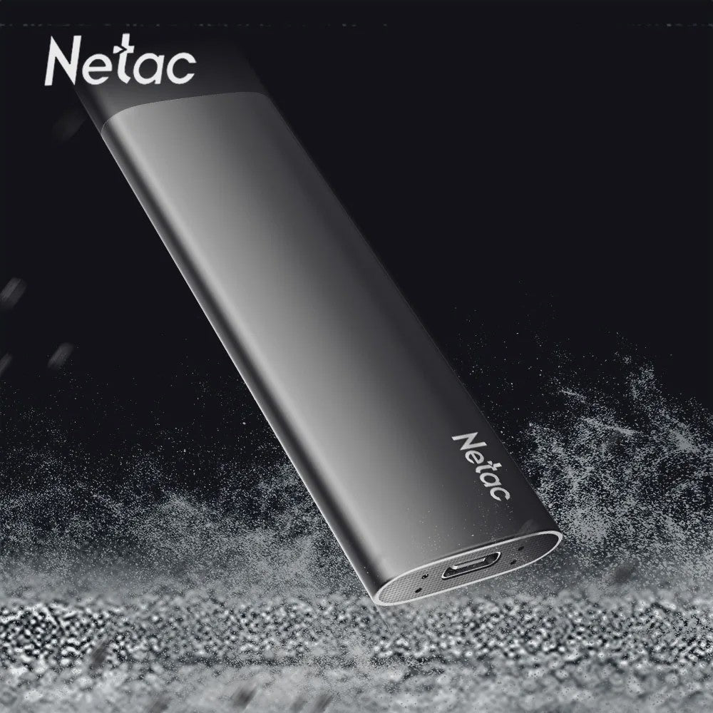 Netac Externe Draagbare SSD 500GB - 2TB | 550MB/s USB 3.2 | Compact & Snel