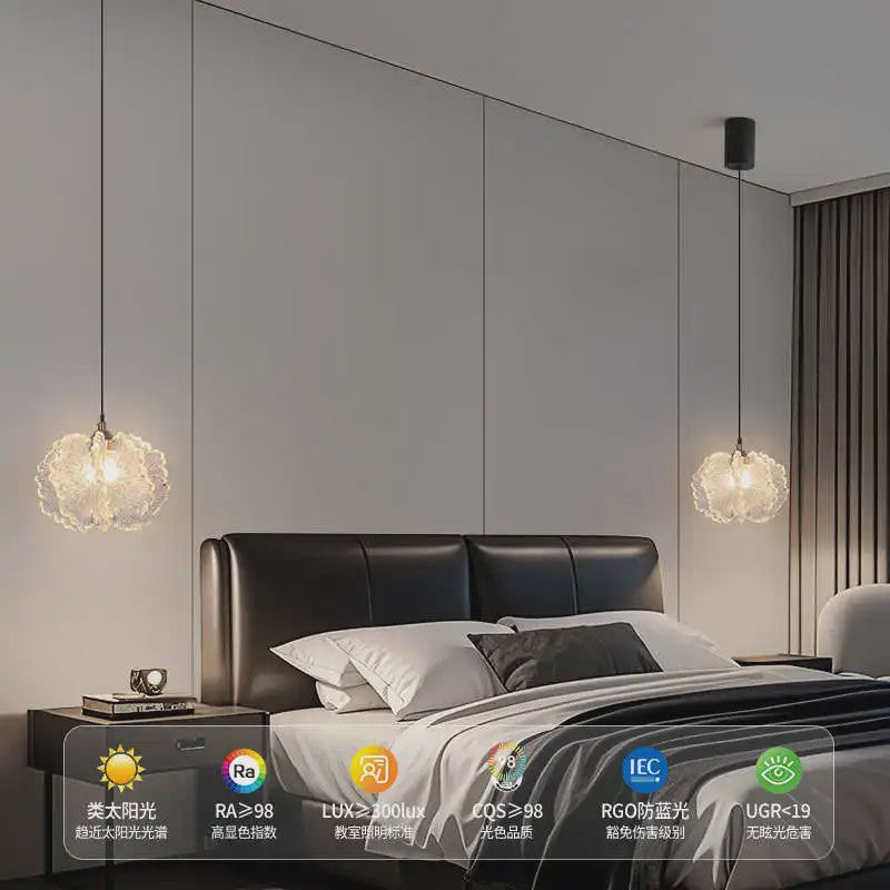 Sfeervolle Acryl Bloem Plafondlamp - Nordic Stijl voor Slaapkamer & Eetkamer