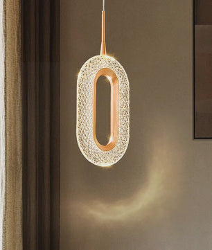 Moderne Kristallen LED Hanglamp - Stijlvolle Verlichting voor Woonkamer & Slaapkamer
