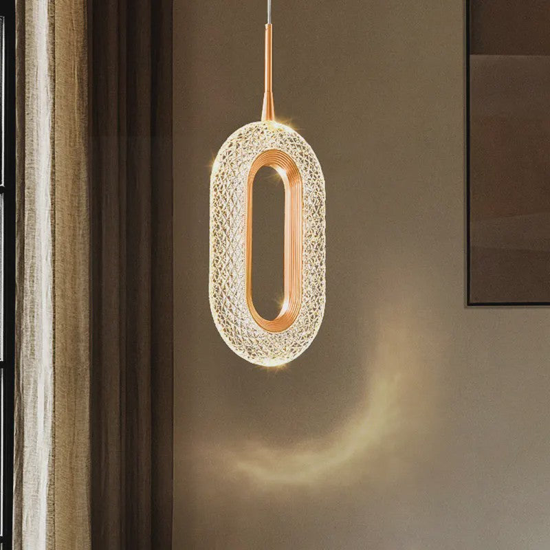 Moderne Kristallen LED Hanglamp - Stijlvolle Verlichting voor Woonkamer & Slaapkamer
