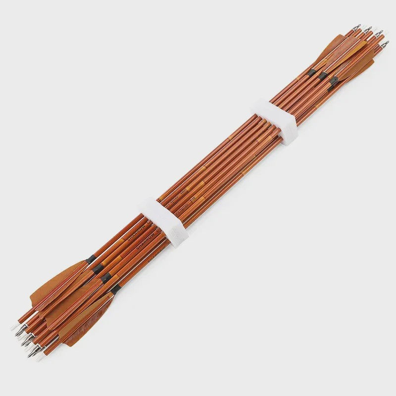 Set van 6/12 Gemengde Carbon Pijlen SP500 - 31.5 inch - Jacht & Schietsport