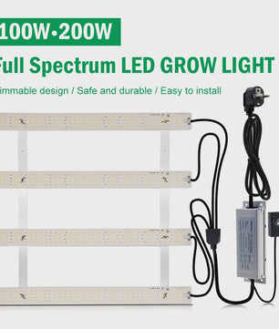 Full Spectrum LED Groeilamp 100W-200W Dimbare Plantlamp voor Groenten en Bloemen