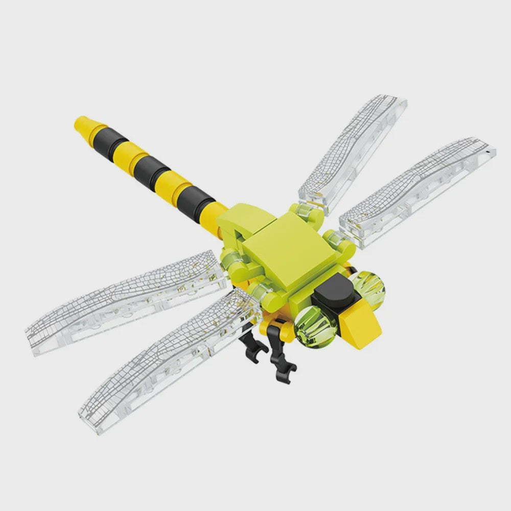 Bouwblokken Insecten Set: Vlinder, Bij, Mier, Sprinkhaan & Meer - Educatief Speelgoed voor Kinderen