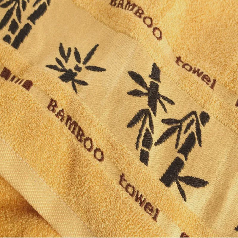 Luxe Bamboe Vezel Handdoeken Set - Zacht, Absorberend & Stijlvol