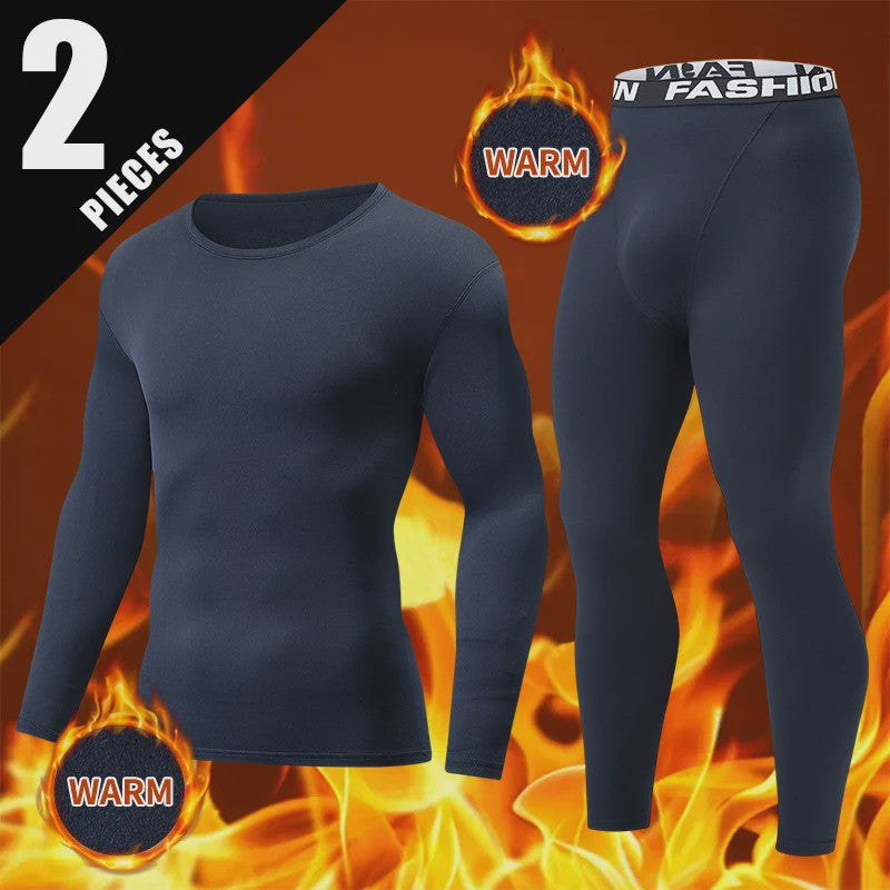 Heren Thermo Ondergoed Set - Winter Sport & Casual Basislaag