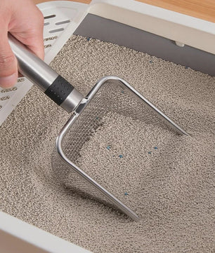 RVS Kattenbak Schep - Duurzaam, Ergonomisch & Roestvrij voor Snel Schoonmaken