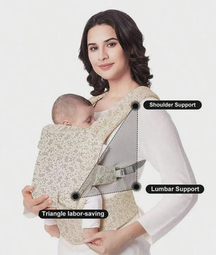 Multifunctionele 4-in-1 Baby Draagzak met Heupzitje - Comfortabel en Ergonomisch