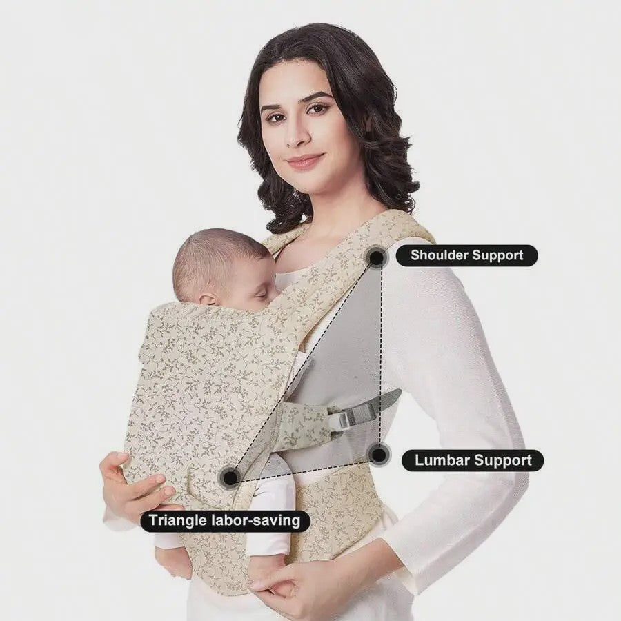 Multifunctionele 4-in-1 Baby Draagzak met Heupzitje - Comfortabel en Ergonomisch