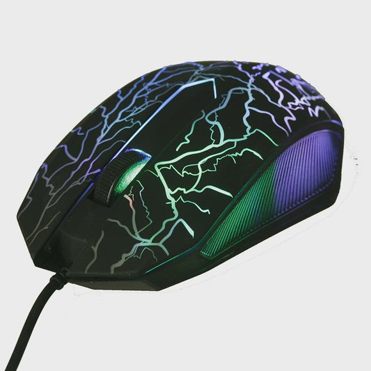 Gaming Muis met 3200DPI, Ergonomisch Design en Kleurrijke LED Verlichting