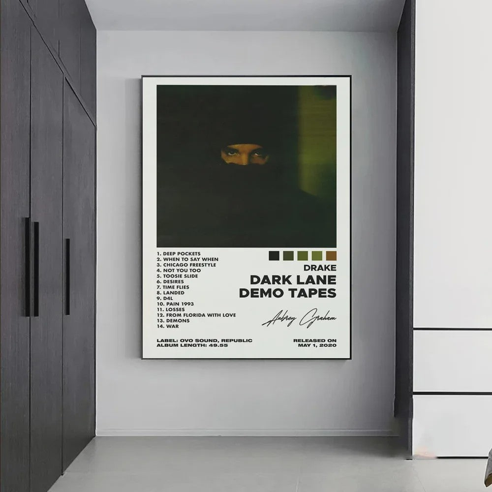 Drake Album Cover Posters - Canvas Muurdecoratie