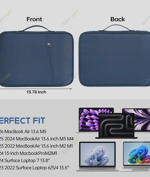 13 Inch Laptop Sleeve & Tas - Beschermhoes voor MacBook Air/Pro, Travel Case