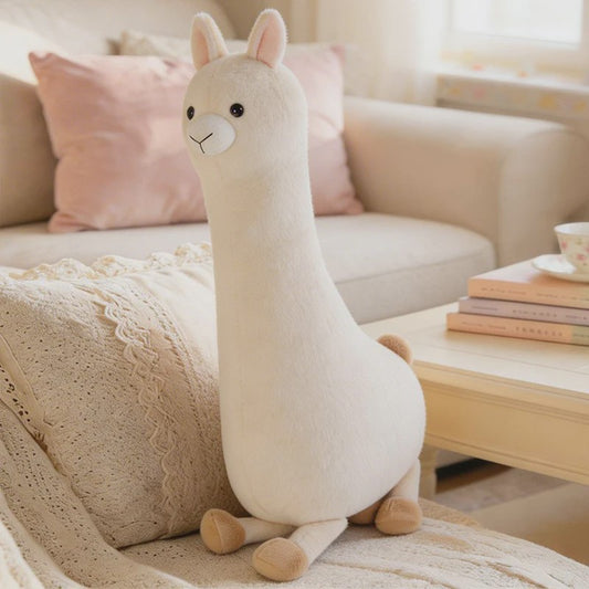 Zachte Alpaca Knuffel Pluche Kussen - Verkrijgbaar in 50, 80, 110 & 130 cm
