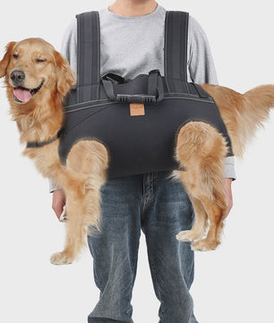 Multifunctionele Hondendrager Rugzak - Comfortabel & Ademend voor Middelgrote tot Grote Honden