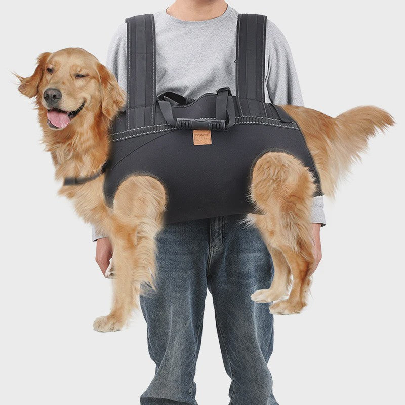 Multifunctionele Hondendrager Rugzak - Comfortabel & Ademend voor Middelgrote tot Grote Honden