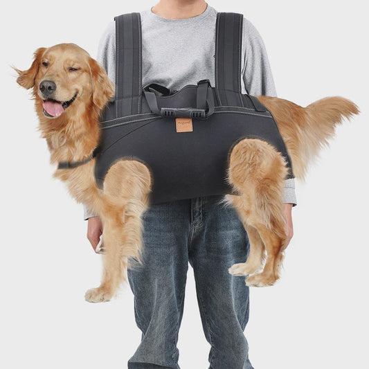 Multifunctionele Hondendrager Rugzak - Comfortabel & Ademend voor Middelgrote tot Grote Honden