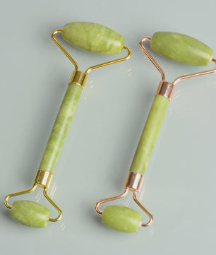 Gua Sha Jade Roller & Schraper Set - Gezichts- en Lichaamsmassage voor Huidverbetering