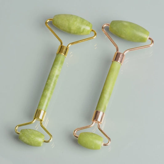 Gua Sha Jade Roller & Schraper Set - Gezichts- en Lichaamsmassage voor Huidverbetering