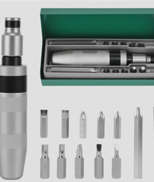 13-delige Slagmoeraanzetter Set met S2 Staal Bits en Opbergkoffer
