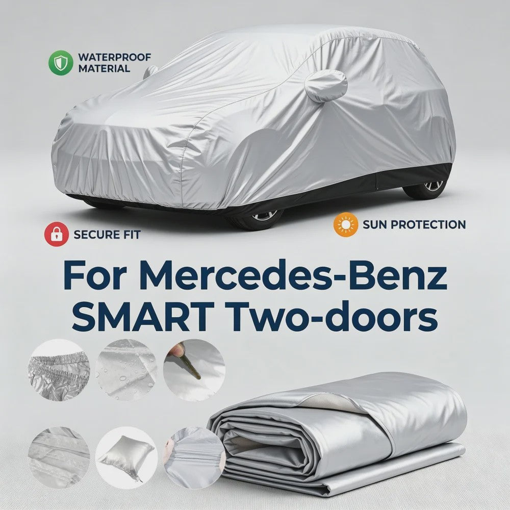 Waterdichte Autohoes voor Mercedes-Benz SMART Twee-Deurs - UV, Wind, Regen & Stof Bescherming