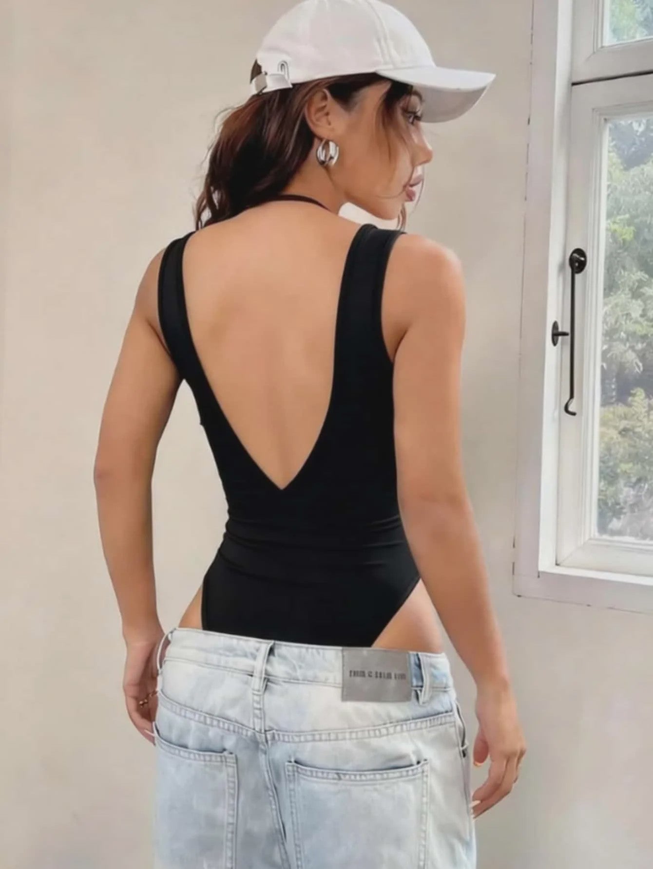 Dames Bodysuit met V-hals - 2-Pack - Mouwloos & Nauwsluitend