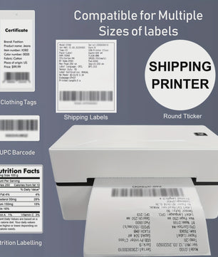 Marklife D100 Thermische Labelprinter: Print Verzending, Barcode & Bedanklabels Vanaf PC/Smartphone