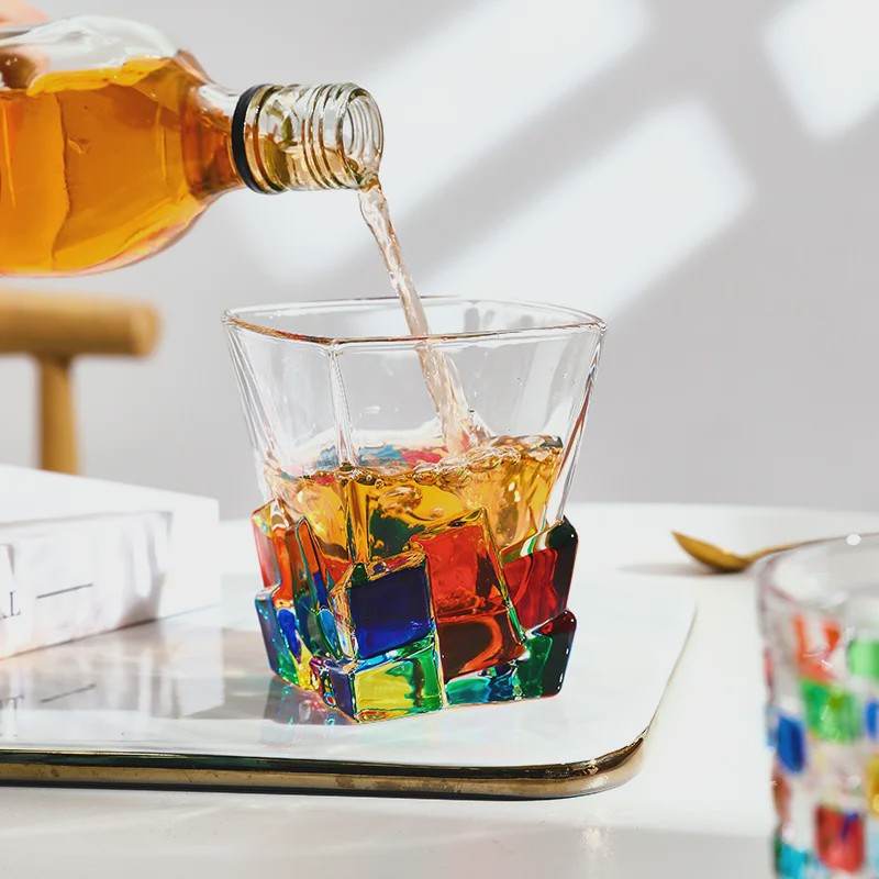 PINNY Kristallen Glas 300ML - Stained Crystal, Vintage Stijl