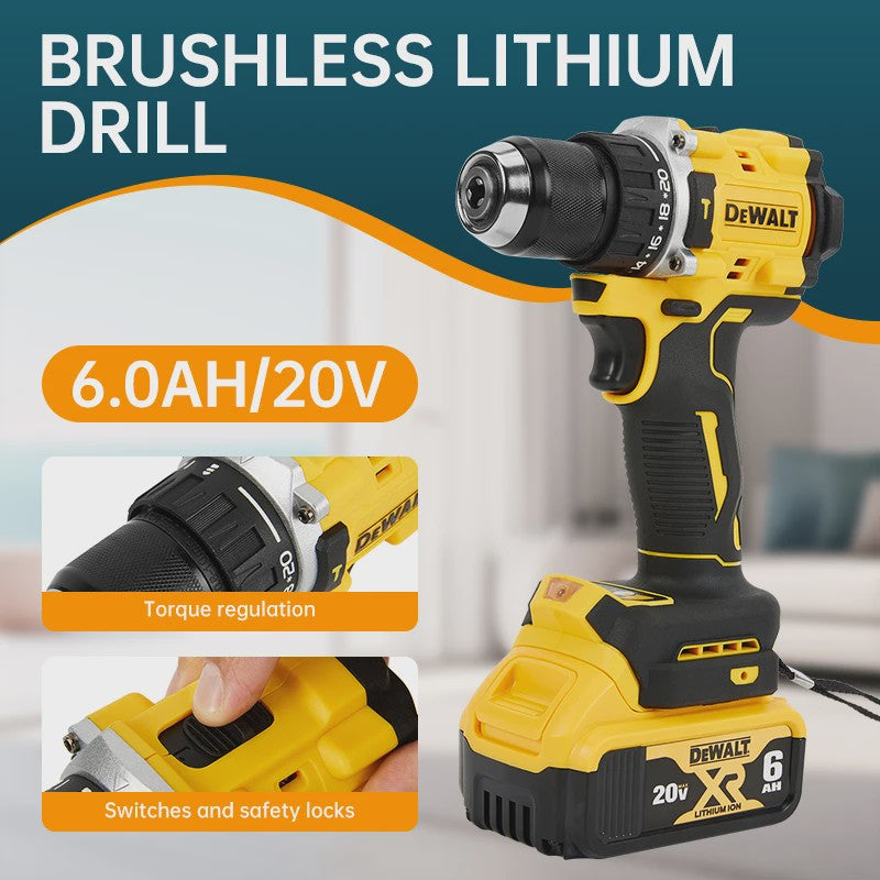 DeWalt DCD805 20V Brushless Accuboormachine - Krachtig & Compact