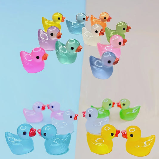 Lichtgevende Mini Eendjes - Decoratie & Micro Landschap - Set van 30/60/100 Stuks