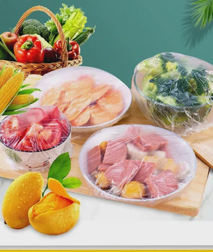 Wegwerp Voedselhoezen - Elastische Plastic Zakjes voor Beker, Kom en Keuken - Vershoud Folie (20-500 stuks)