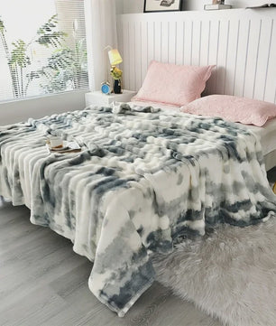 Luxe Imitatie Konijnenbont Plaid: Zacht, Dik & Warm voor Elk Seizoen