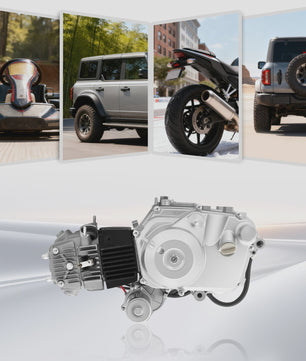 125cc 4-Takt Semi-Automatische Motor met Elektrische Start & Reverse voor ATV, Quad, Go-Kart