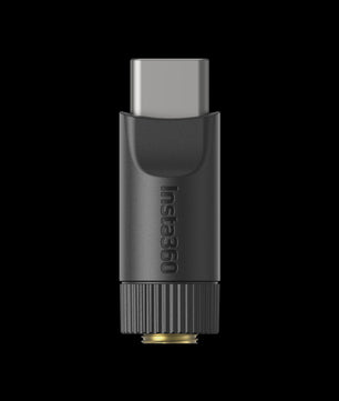 USB-C naar 3.5mm Jack Adapter voor Lavalier Microfoon - Draadloze Zender Audio-opname