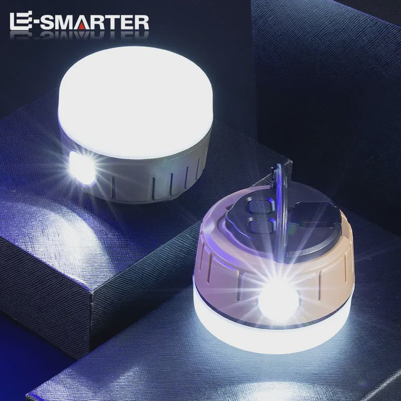 Draagbare LED Camping Lantaarn met Haak & Magneet - Noodverlichting & Powerbank