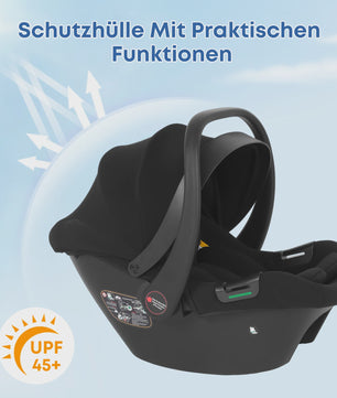 Baby Voyage Baby Autostoeltje Groep 0+ (0-12 Maanden) - Max 12kg, Zonnekap, I-Size