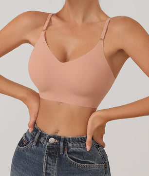 Naadloze Push-Up BH met IJszijde - Comfortabele Crop Top Stijl