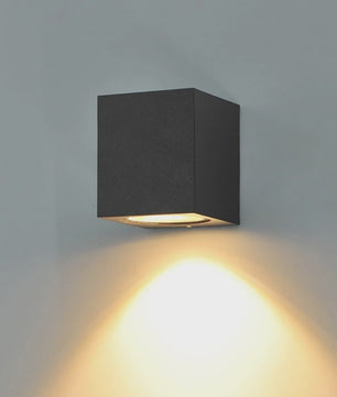 Moderne LED Wandlamp IP65 Waterdicht - Binnen & Buiten - 5W/10W Up/Down Licht - Kubus Design voor Tuin & Portiek