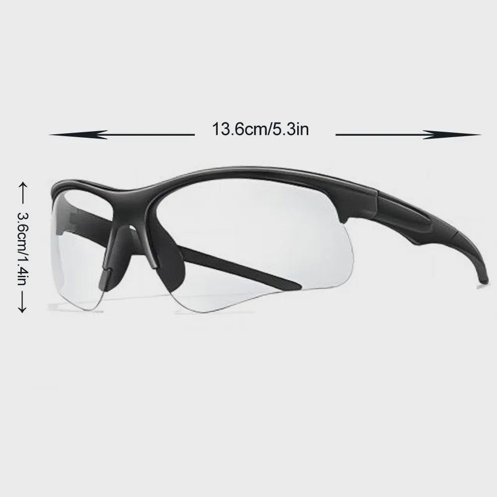 Photochrome Fietsbril - UV-bescherming & Winddicht voor Mannen & Vrouwen | Sport & Outdoor