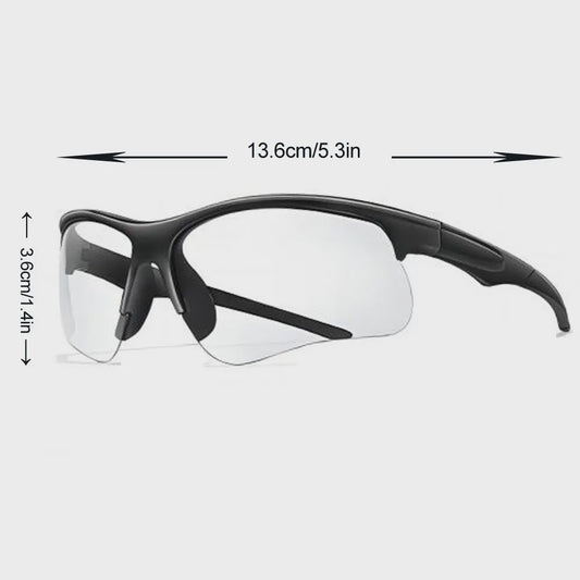 Photochrome Fietsbril - UV-bescherming & Winddicht voor Mannen & Vrouwen | Sport & Outdoor